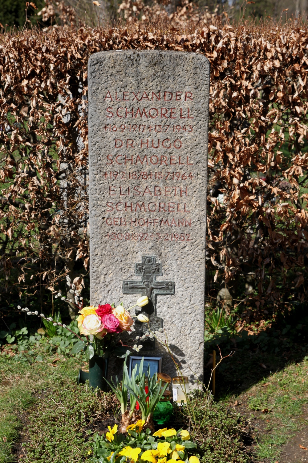 Могила Александра Шмореля в Мюнхене. Фото 2017 г.