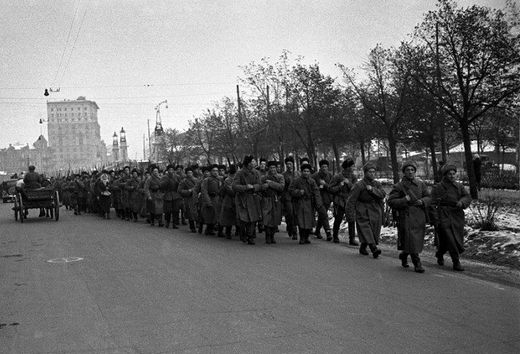 Московское ополчение. Октябрь 1941 г.