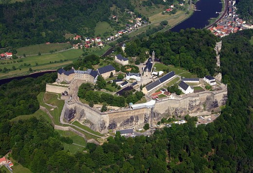 Крепость Кенигштайн. Современный вид.