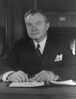 Роберт Хьюаут Джексон, главный обвинитель от США на Нюрнбергском процессе.