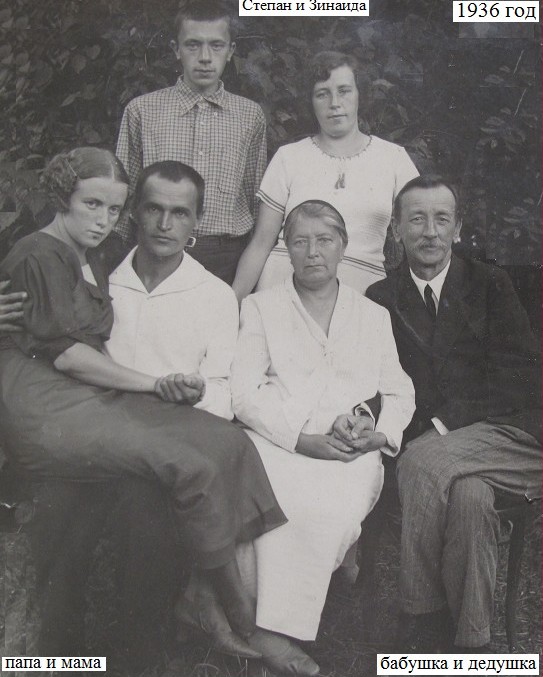Мамина семья до войны