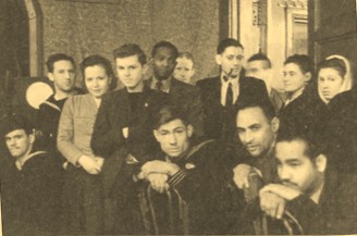 Персонал и гости Интерклуба, 1944 г.