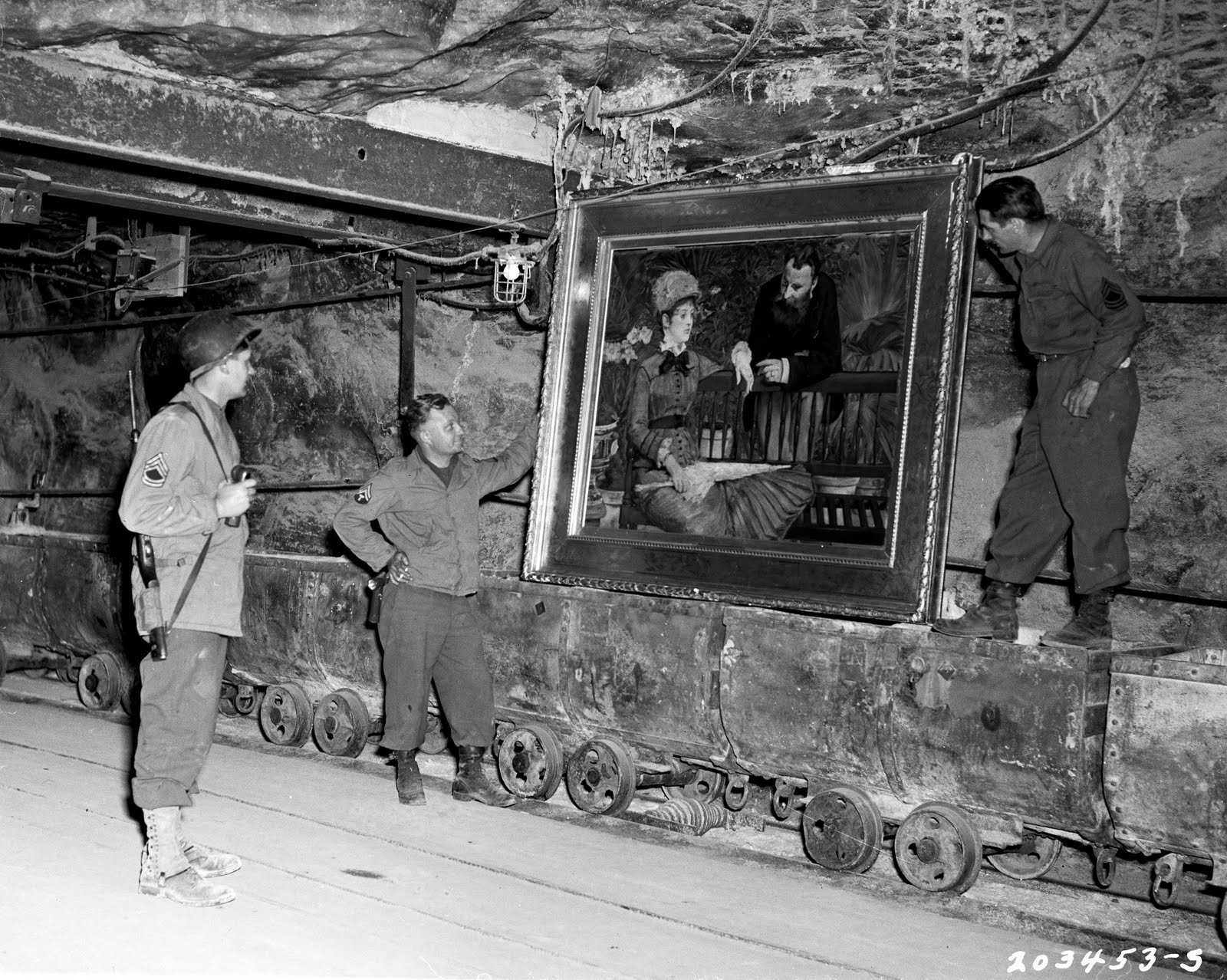 Картина Эдуарда Мане "Зимний сад", украденная нацистами