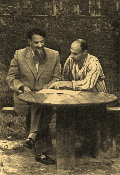 И. В. Курчатов и Г. Н. Флеров, 1953 год.