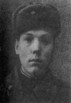 Курсант 20 автоучебного полка. Городец, 1943 г.